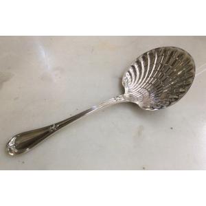 Strawberry Shovel Spoon In Sterling Silver 19th Century