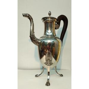 Silver Jug, Vieillard Hallmark, Empire Style, Early 19th Century