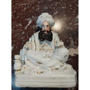 Inkwell "sultan" Porcelain Of Paris XIX