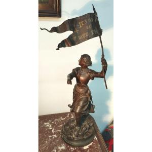 Adrien Gaudez Bronze Joan Of Arc XIX