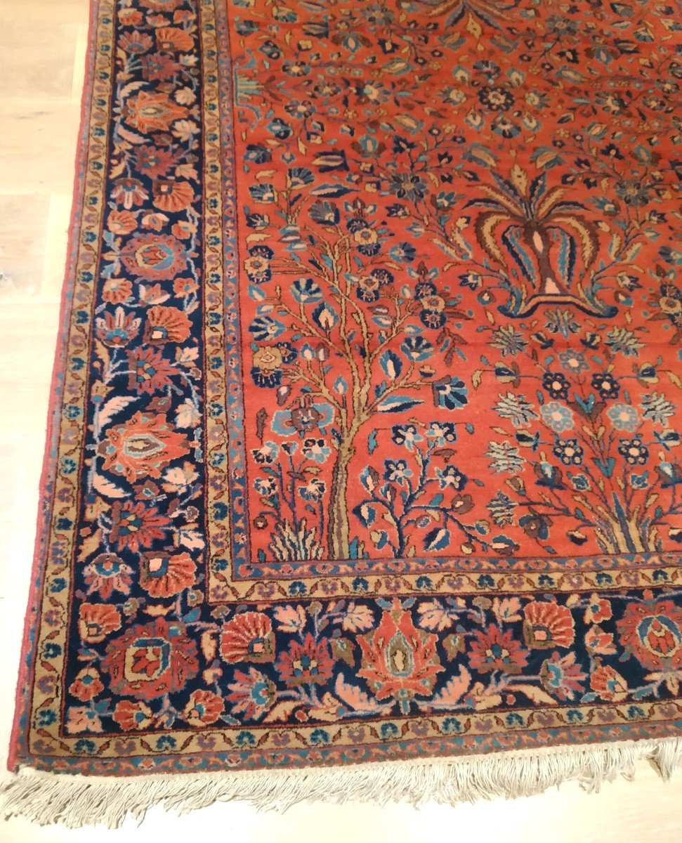 Tapis Persan "sarouk" 195cmx126cm-photo-3