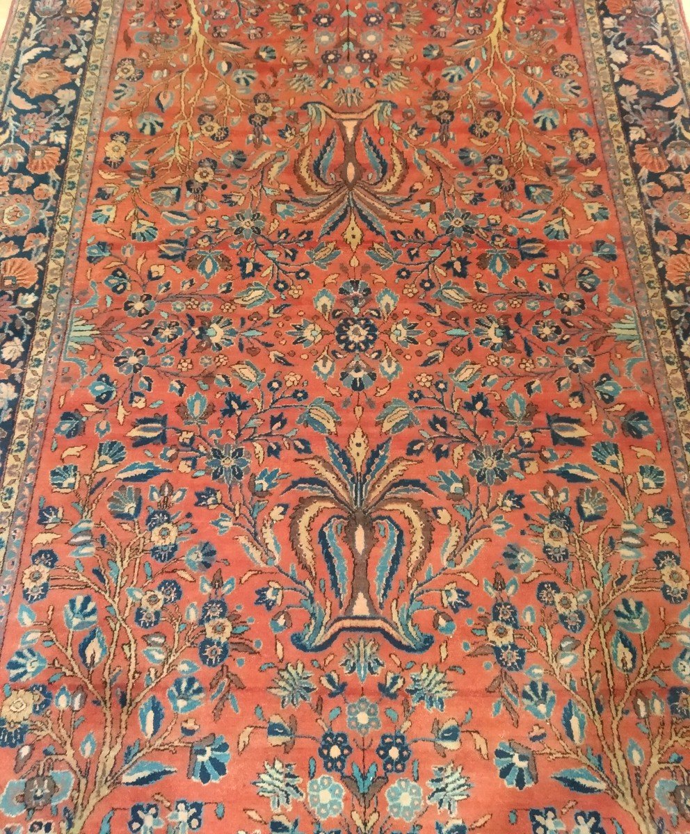 Tapis Persan "sarouk" 195cmx126cm-photo-4