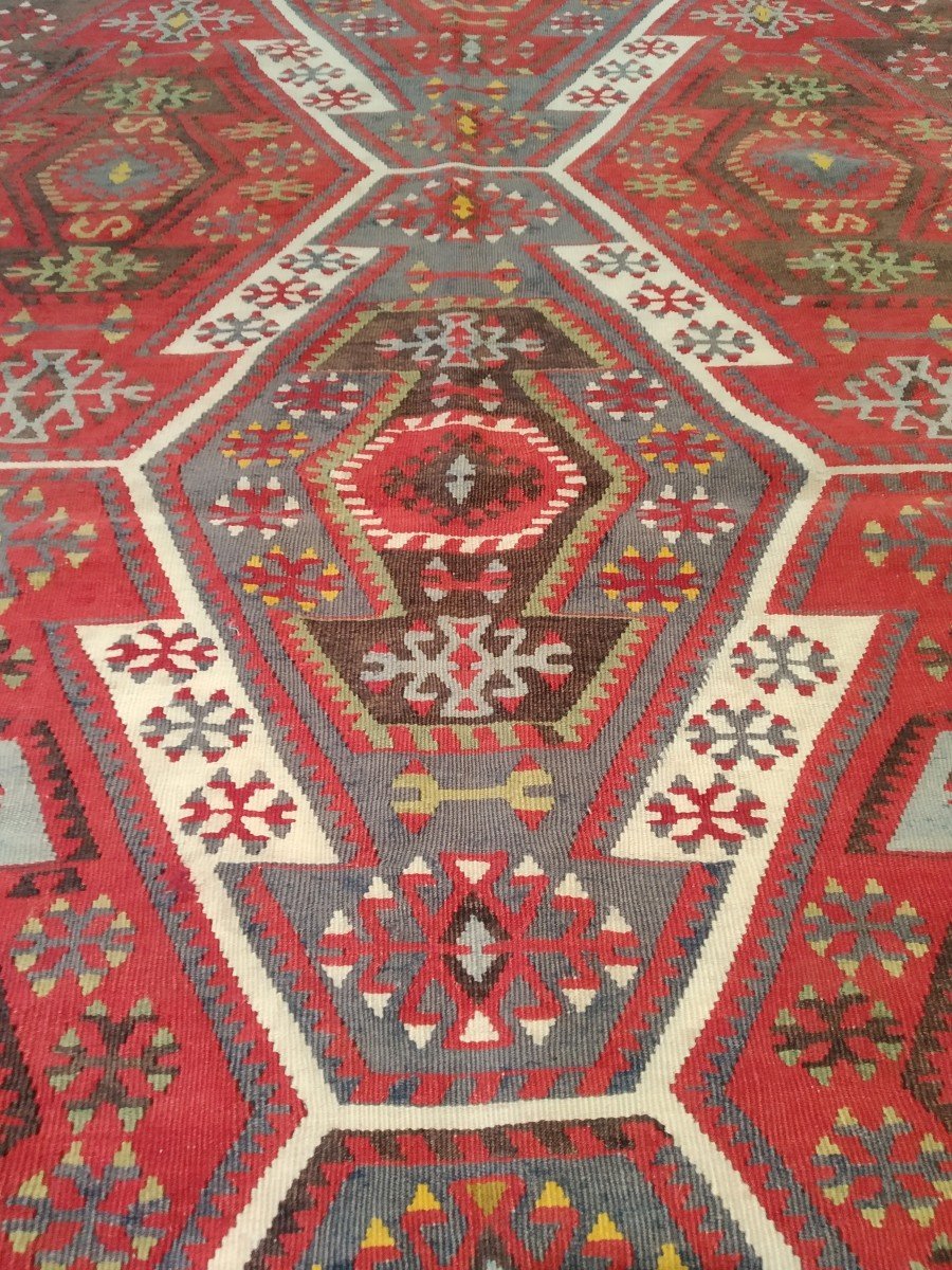 Tapis Kilim (anatolie) 158cmx124cm-photo-2