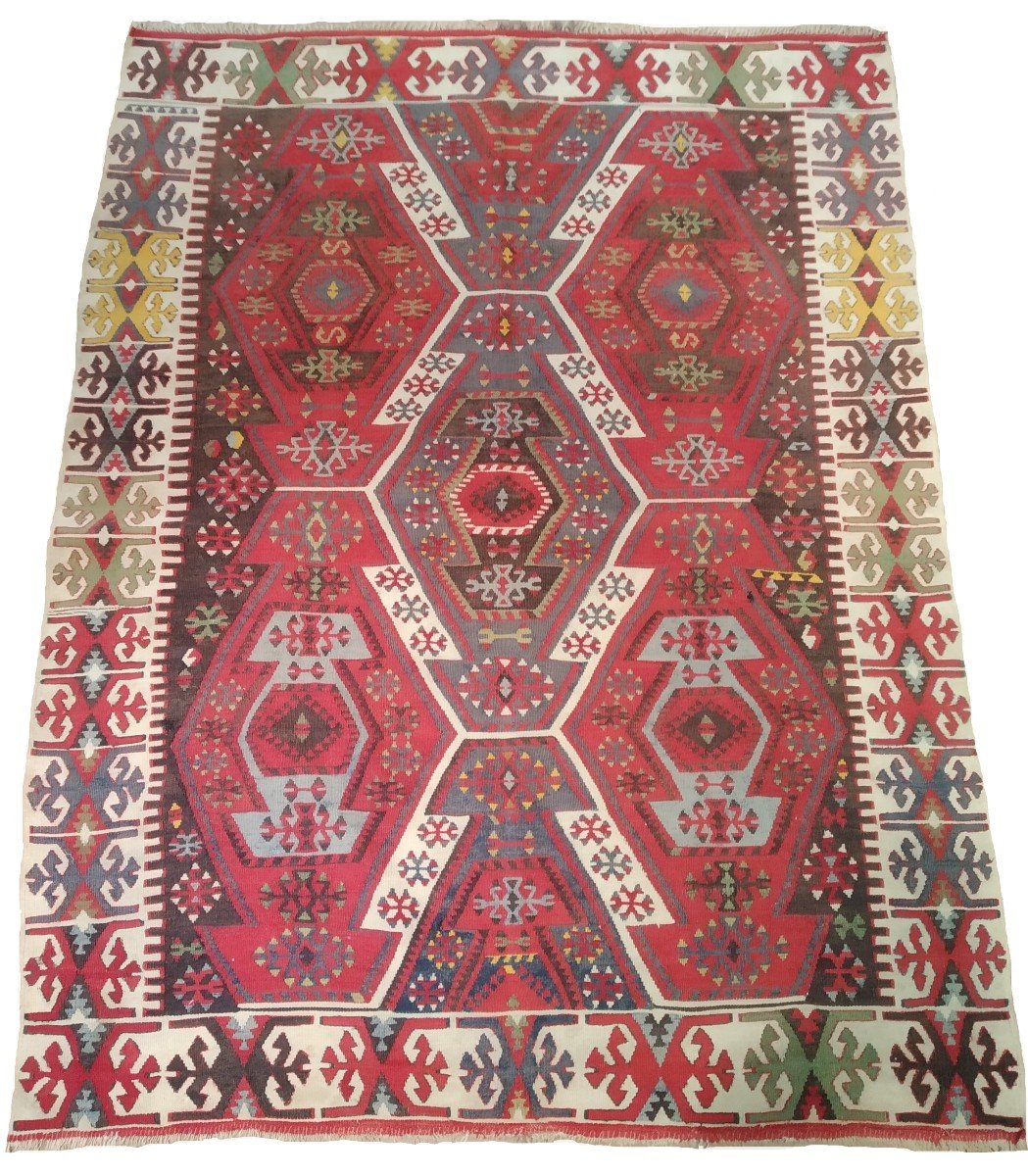 Tapis Kilim (anatolie) 158cmx124cm