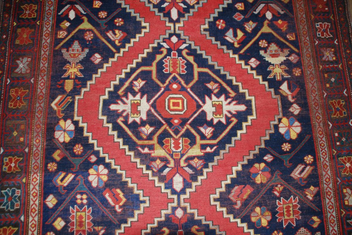 Old Kazak Carpet 382cmx172cm-photo-3