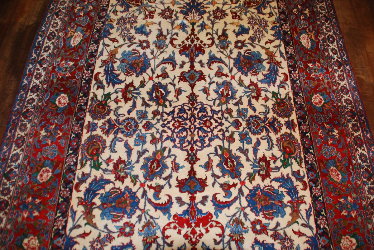 tapis ancien "Hispahan" 315cmX210cm-photo-2