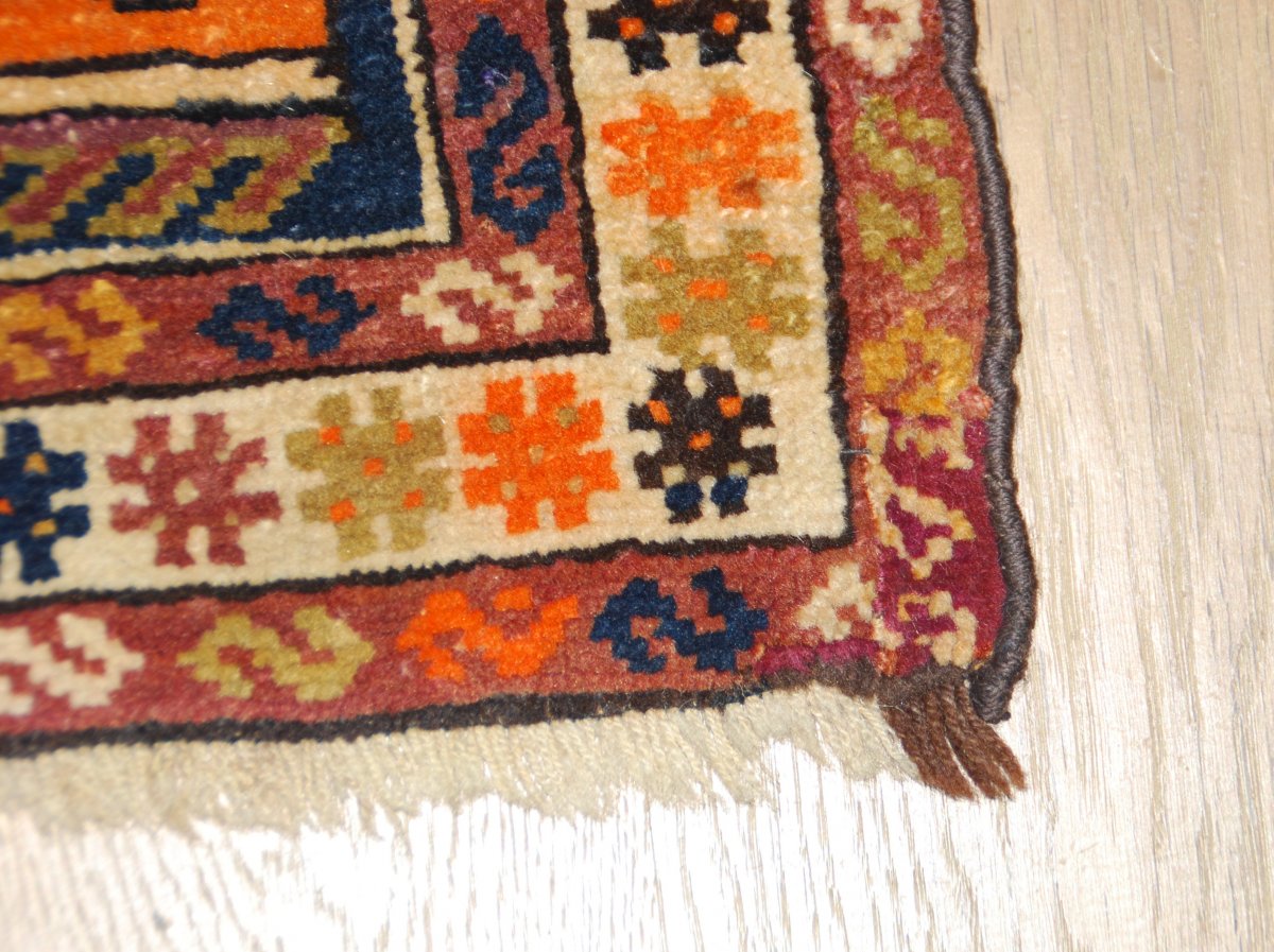 Old Carpet "kazak" 145cmx98cm-photo-1