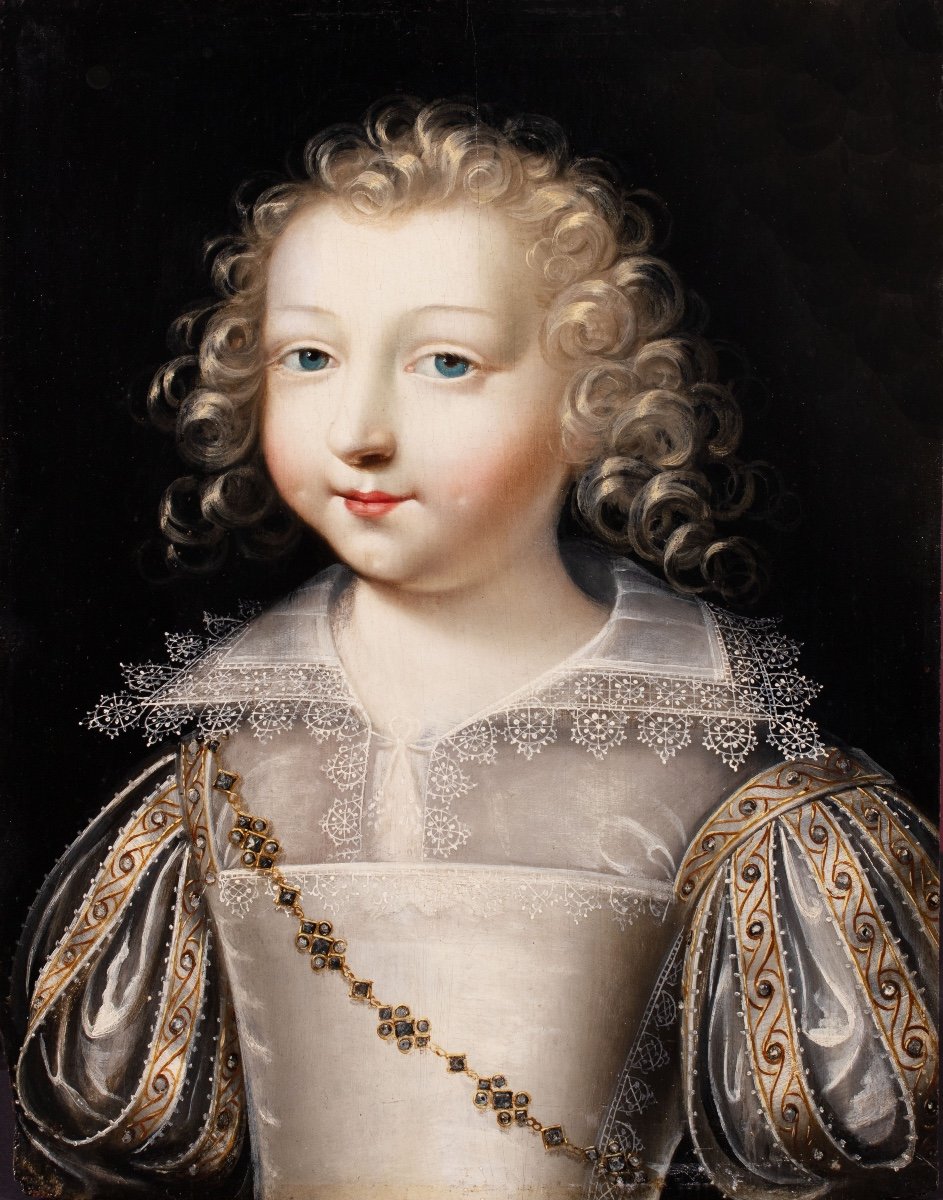 Portrait Of A Young Prince. By Jean Ducayer XVIIth Century-photo-3