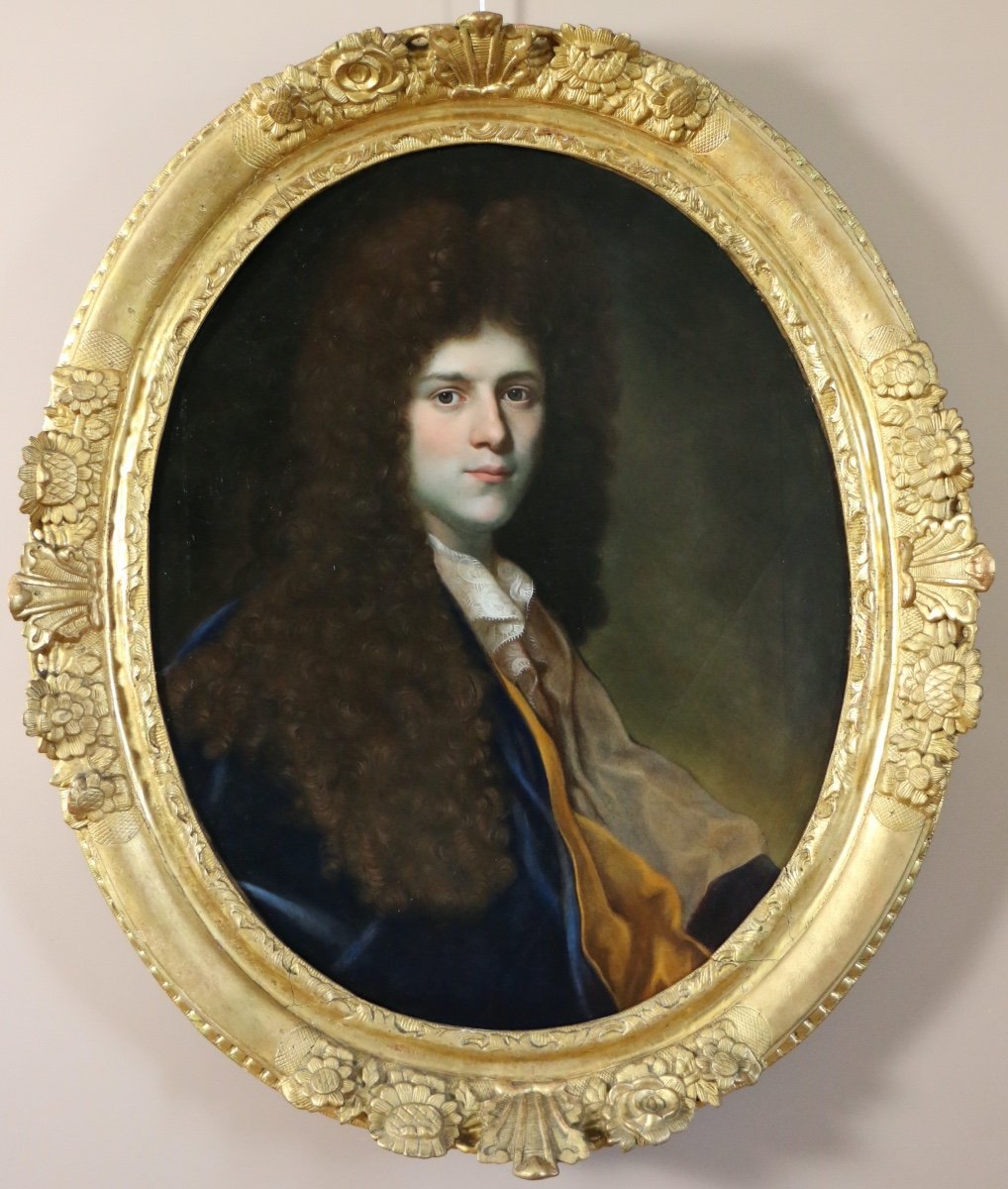 Portrait d’un Jeune Aristocrate. Époque fin XVIIe Siècle 