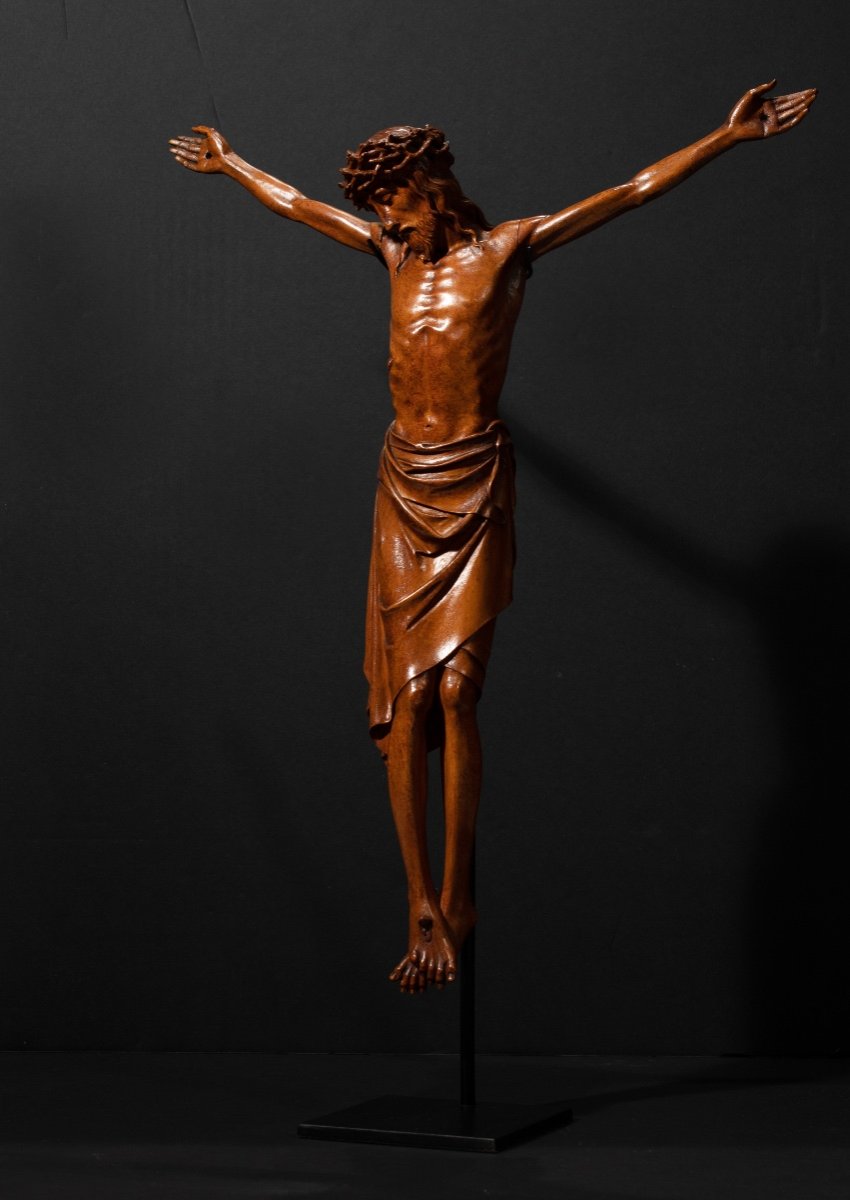 Christ In Carved Boxwood – Eastern France Or Germanic Country 18th Century-photo-4