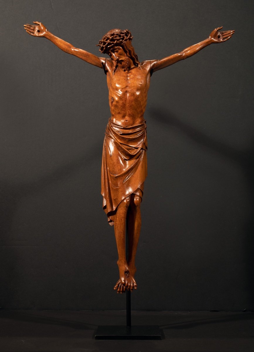 Christ In Carved Boxwood – Eastern France Or Germanic Country 18th Century