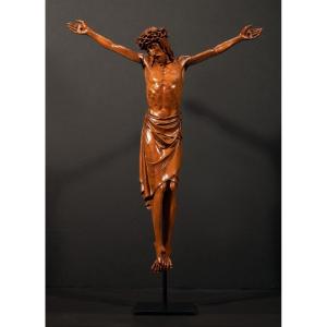 Christ In Carved Boxwood – Eastern France Or Germanic Country 18th Century