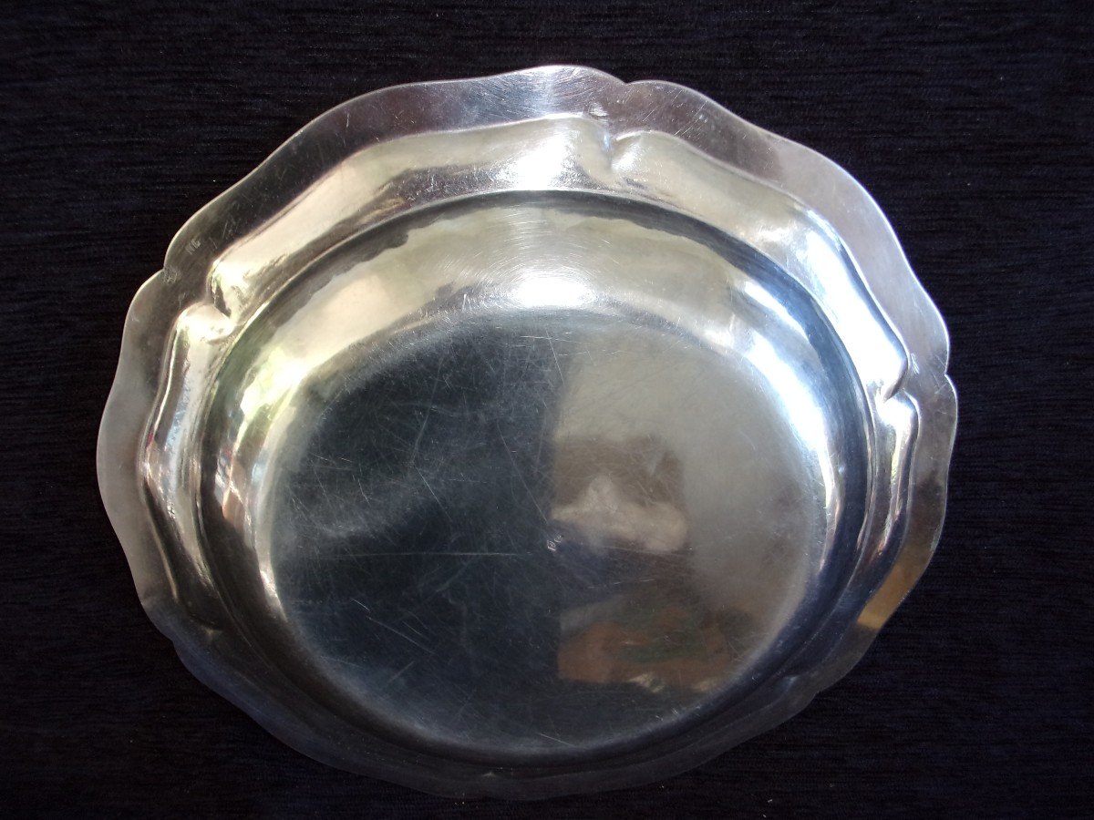 Large Silver Hollow Dish Minerva Mofa Debain Paris Nineteenth Time 832g-photo-3