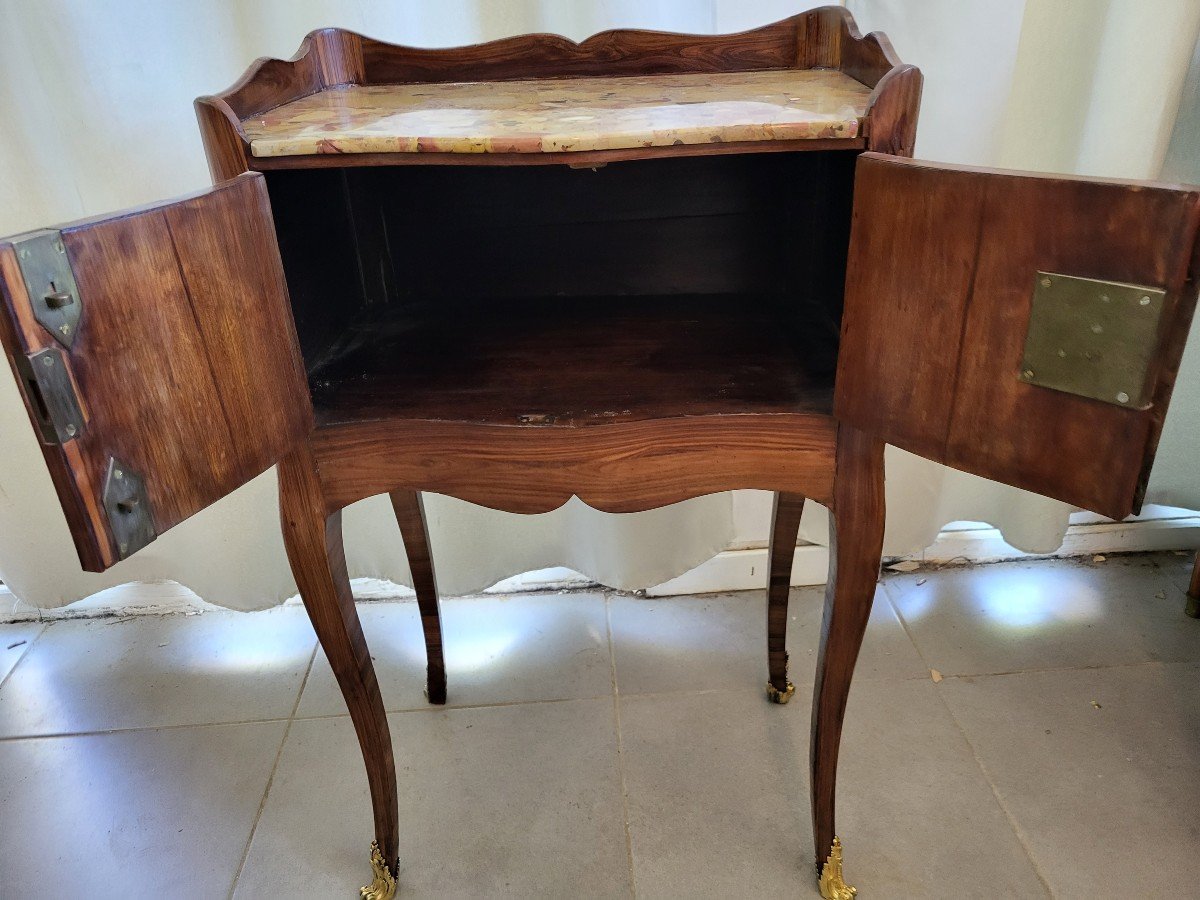 Louis XV Marquetry Salon Table XVIII E-photo-1