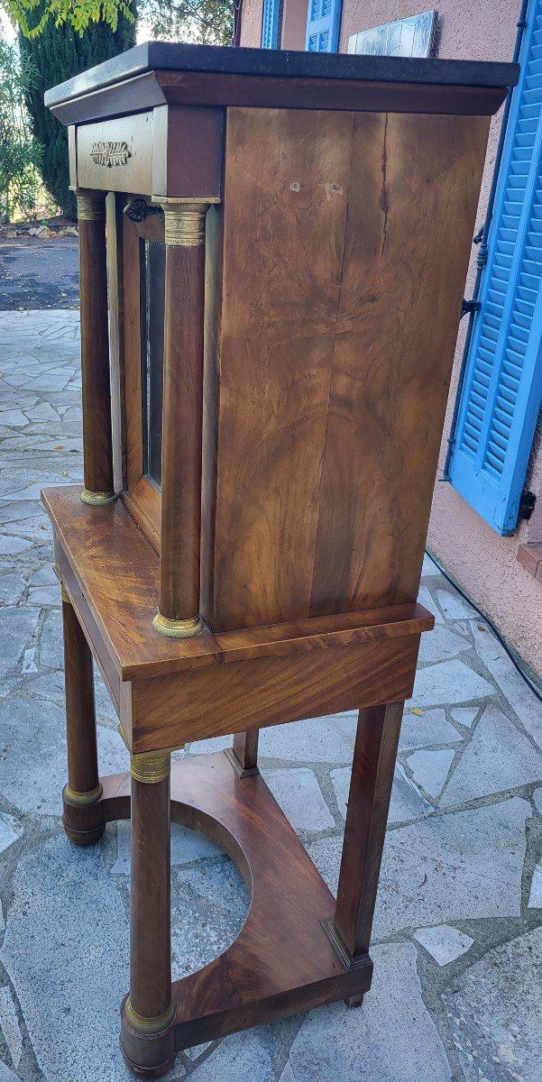 Bonheur Du Jour Mahogany Desk Empire Period Early 19th Century-photo-3