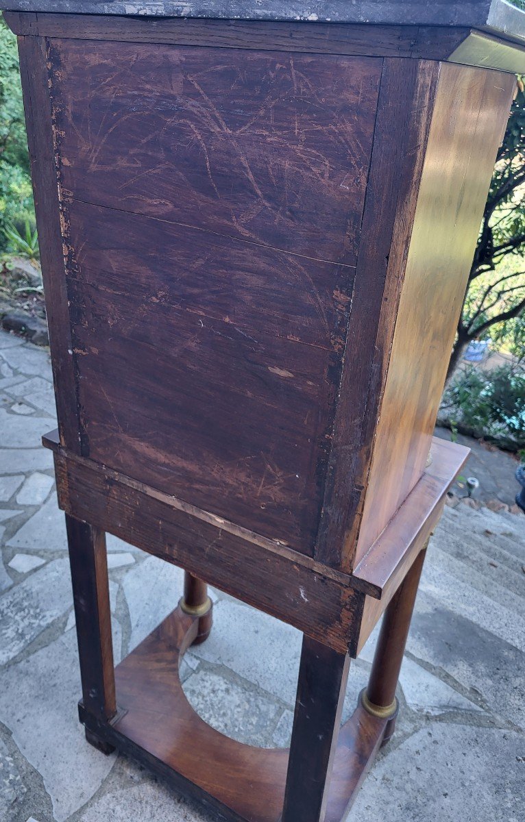 Bonheur Du Jour Mahogany Desk Empire Period Early 19th Century-photo-4