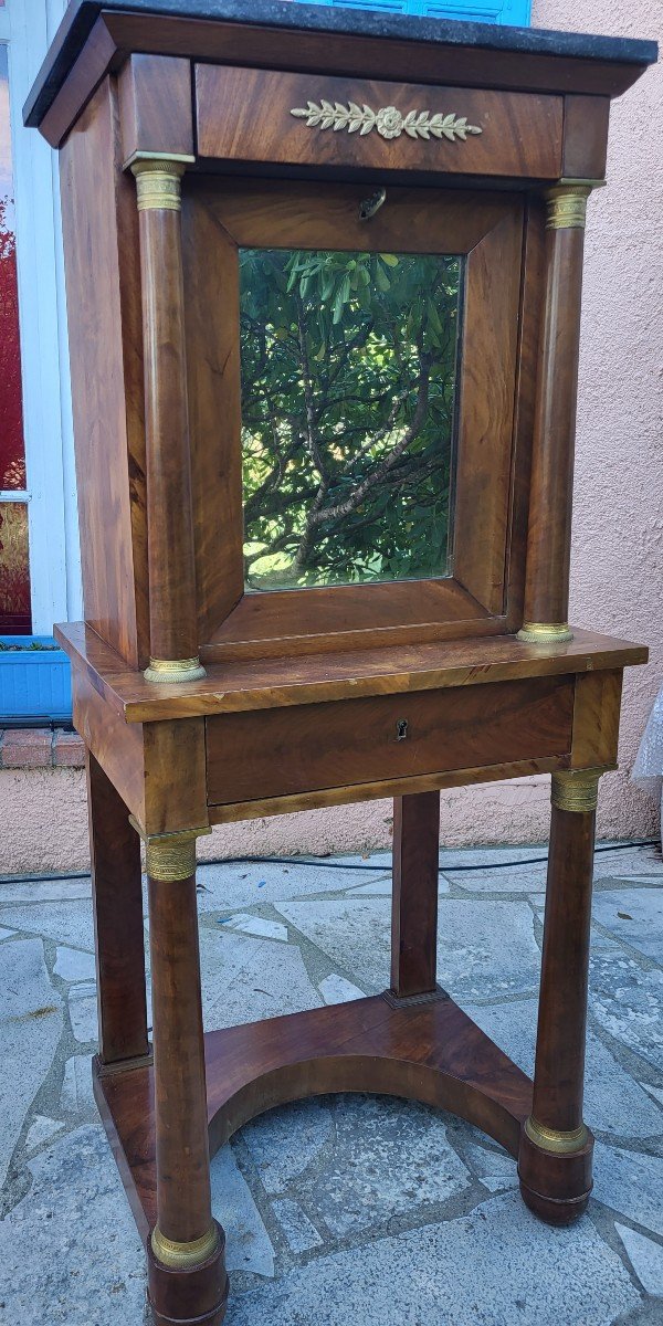 Bonheur Du Jour Mahogany Desk Empire Period Early 19th Century