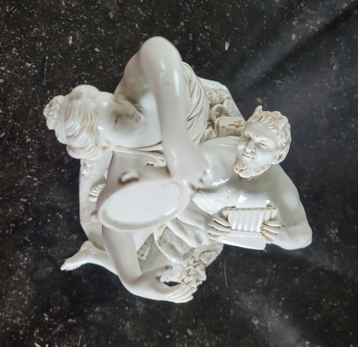 Sculpture Of The Most Of Bacchus Porcelain 19th Century -photo-6