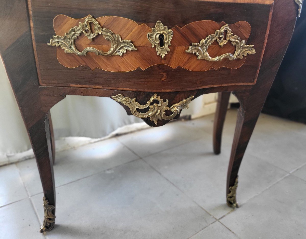 Between Two Chest Of Drawers Stamped Pf Guignard Louis XV XVIII Period -photo-2