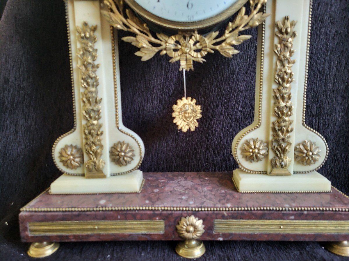 Large Louis XVI Period Clock Signed B In Paris-photo-2