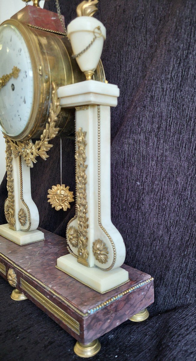 Large Louis XVI Period Clock Signed B In Paris-photo-5