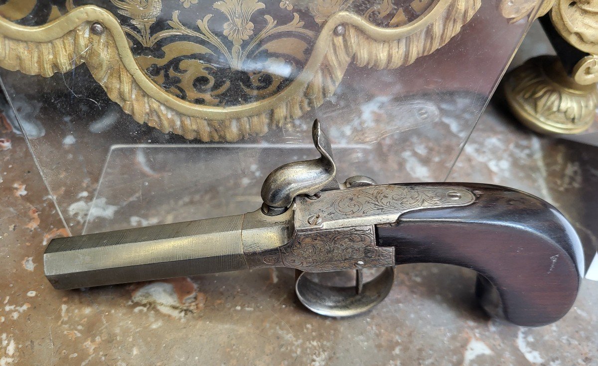 Pair Of Liege Chest Pistols C.1830 Tbe-photo-2