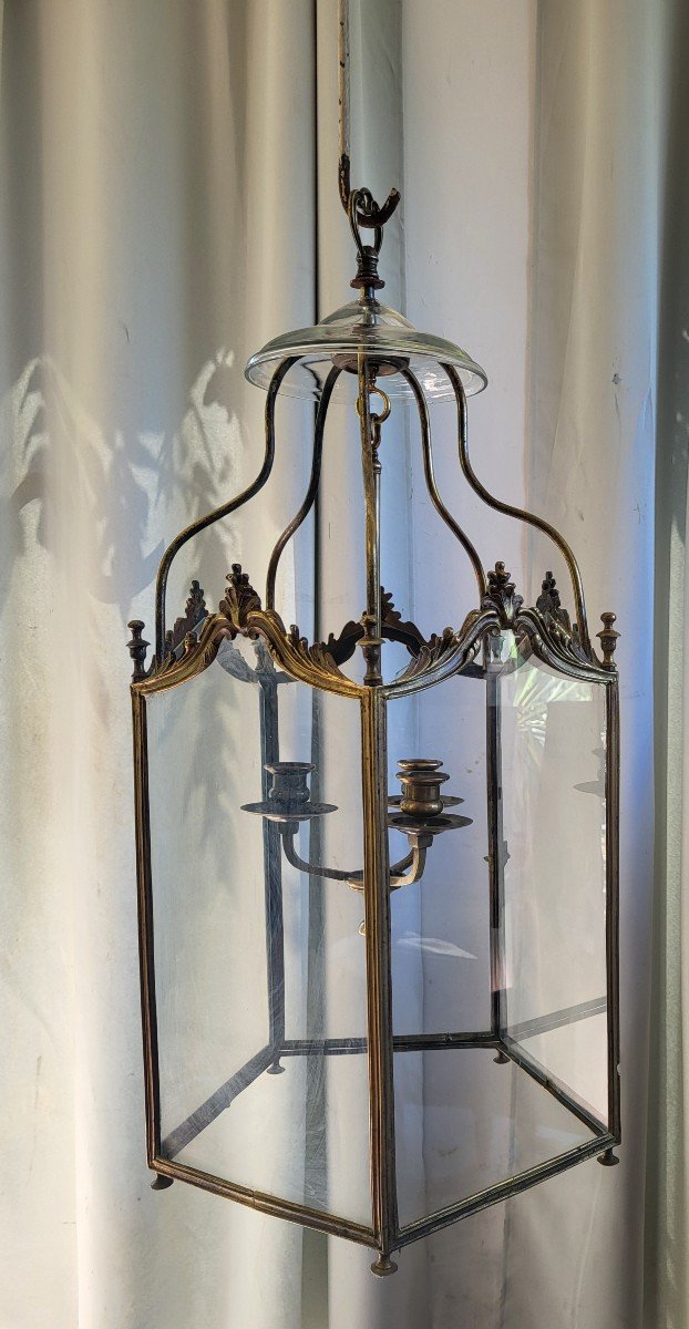 Lanterne Bronze Louis XV époque XIXe Siècle 