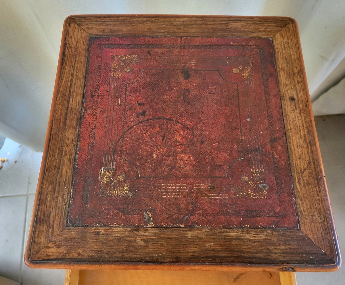 Rosewood Watercolorist Table Restoration Period Early 19th Century -photo-1