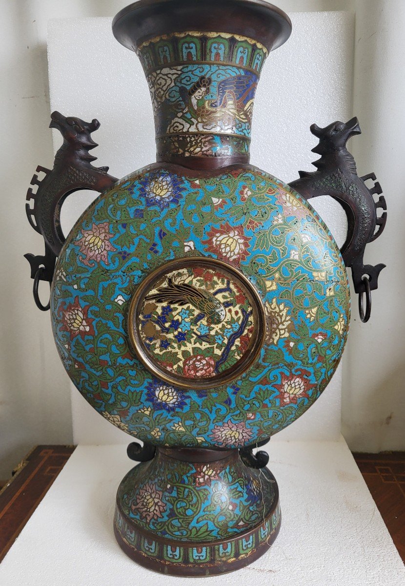 Large Cloisonné Gourd Japan 19th Century 