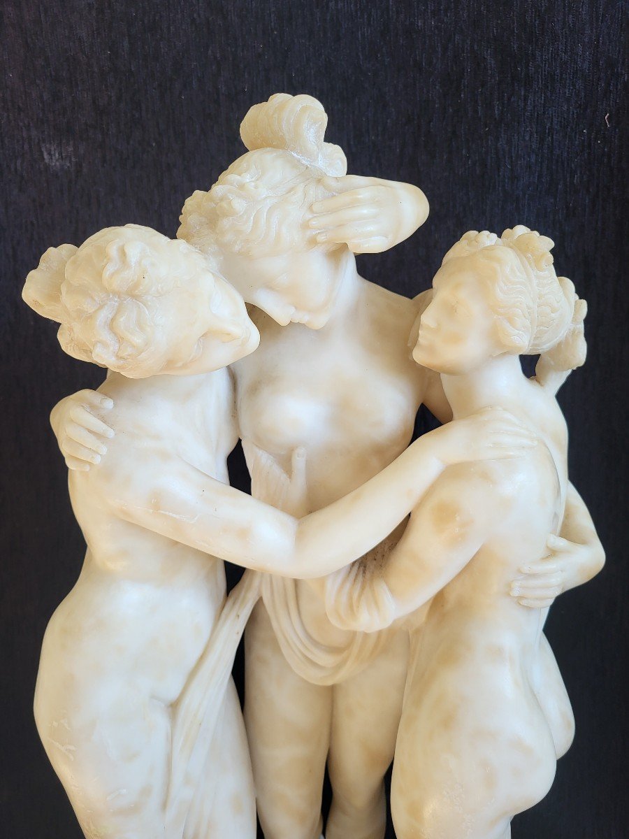 Sculpture The Three Graces Canova 19th Century -photo-6