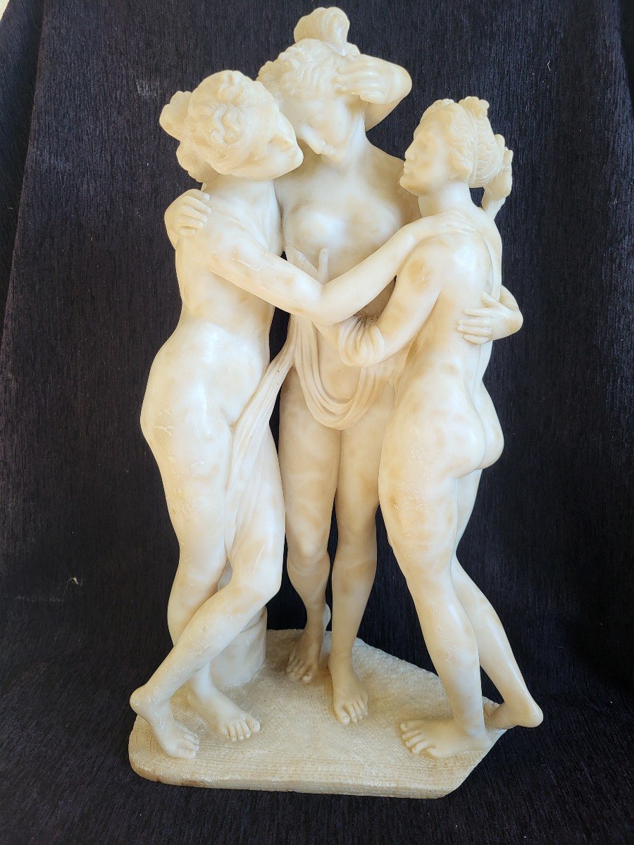 Sculpture The Three Graces Canova 19th Century -photo-8