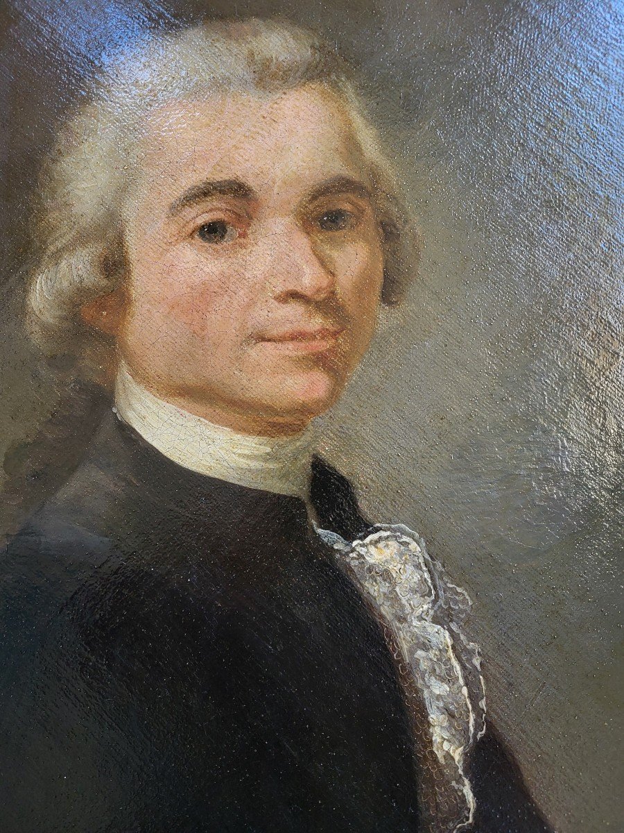 French School Of The 18th Century Portrait Of A Gentleman Collector  -photo-3