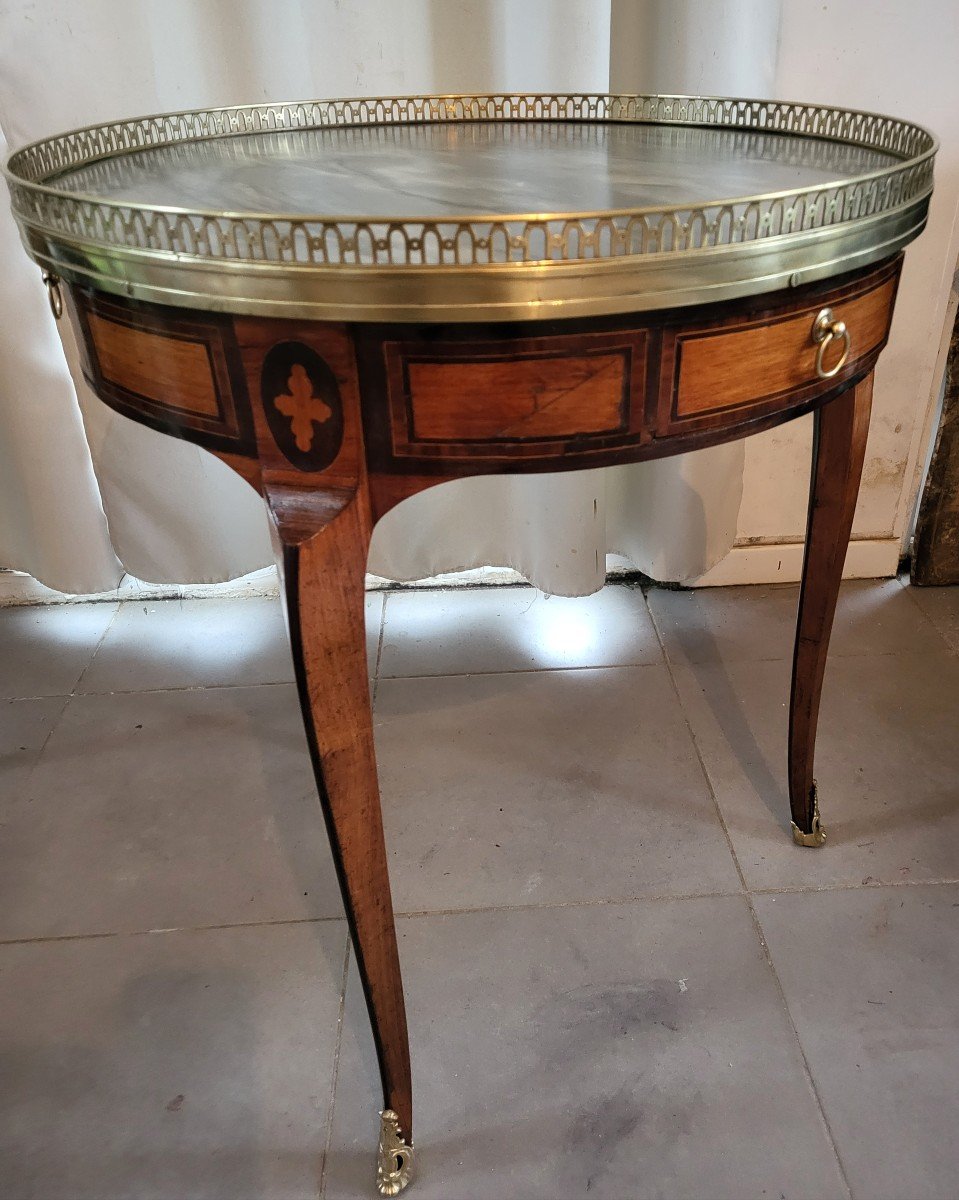 Louis XV Period Marquetry Coffee Table, 18th Century-photo-2