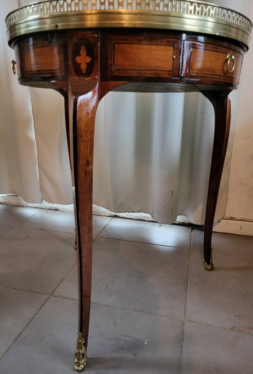 Louis XV Period Marquetry Coffee Table, 18th Century-photo-4