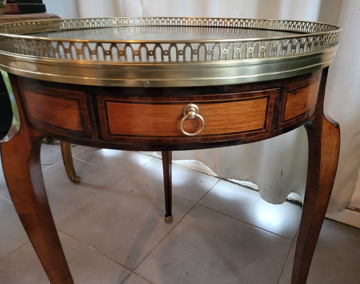 Louis XV Period Marquetry Coffee Table, 18th Century-photo-2