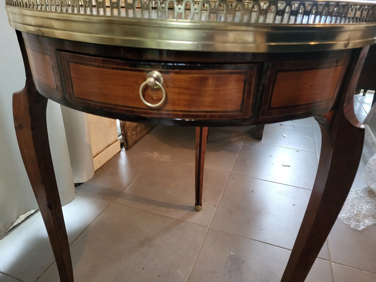 Louis XV Period Marquetry Coffee Table, 18th Century-photo-6