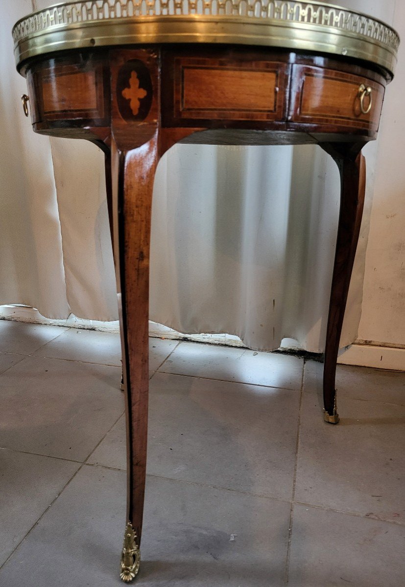 Louis XV Period Marquetry Coffee Table, 18th Century-photo-8