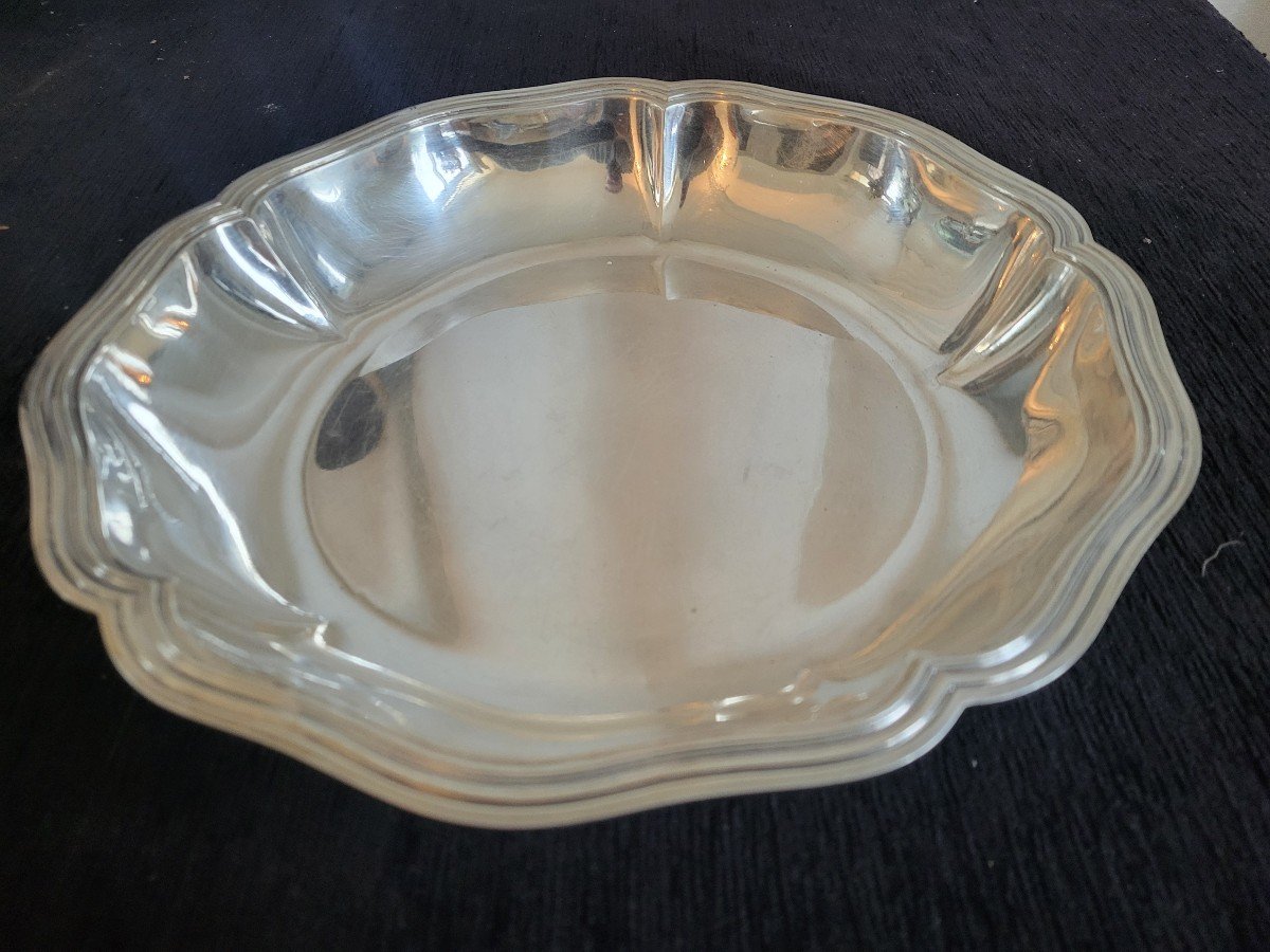 Large Hollow Silver Dish Minerva 1st Title 19th Century -photo-5