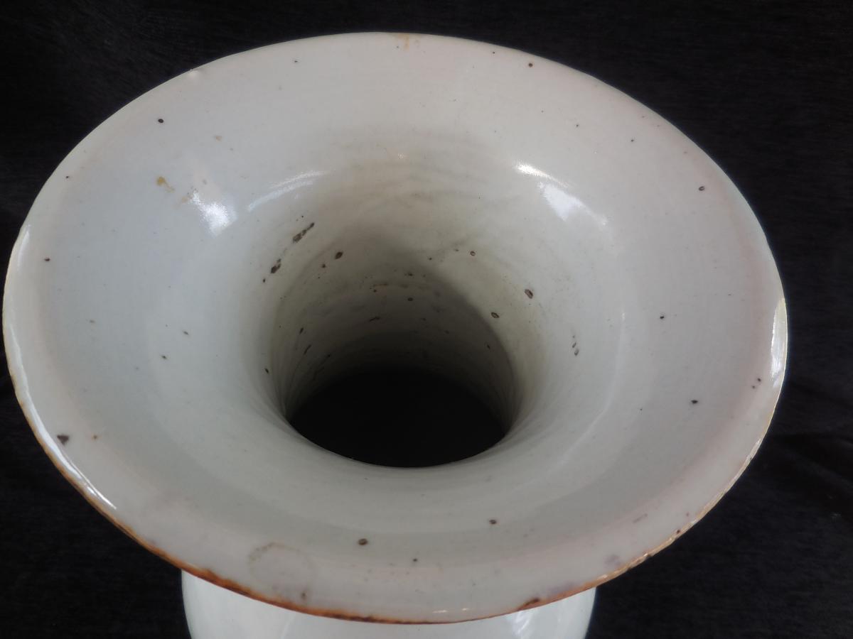 Vase Porcelaine De La Chine Ht 45cm Fin XIXe-photo-4