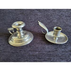 Set Of Two Silver Bedroom Candlesticks And My Nineteenth Ep