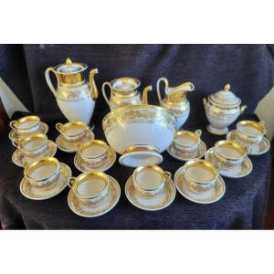 Paris Porcelain Tea Coffee Service Empire Period Early 19th Century
