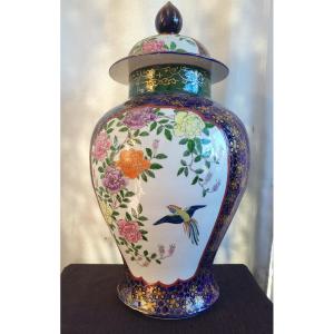 Important Chinese Porcelain Potiche Late 19th Century H 77cm
