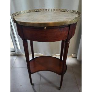 Small Louis XVI 18th Century Mahogany Coffee Table 