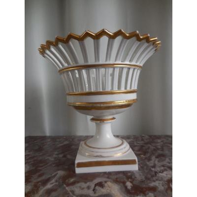 Coupe Centre De Table Porcelaine De Sèvres 1848  époque Louis -Philippe