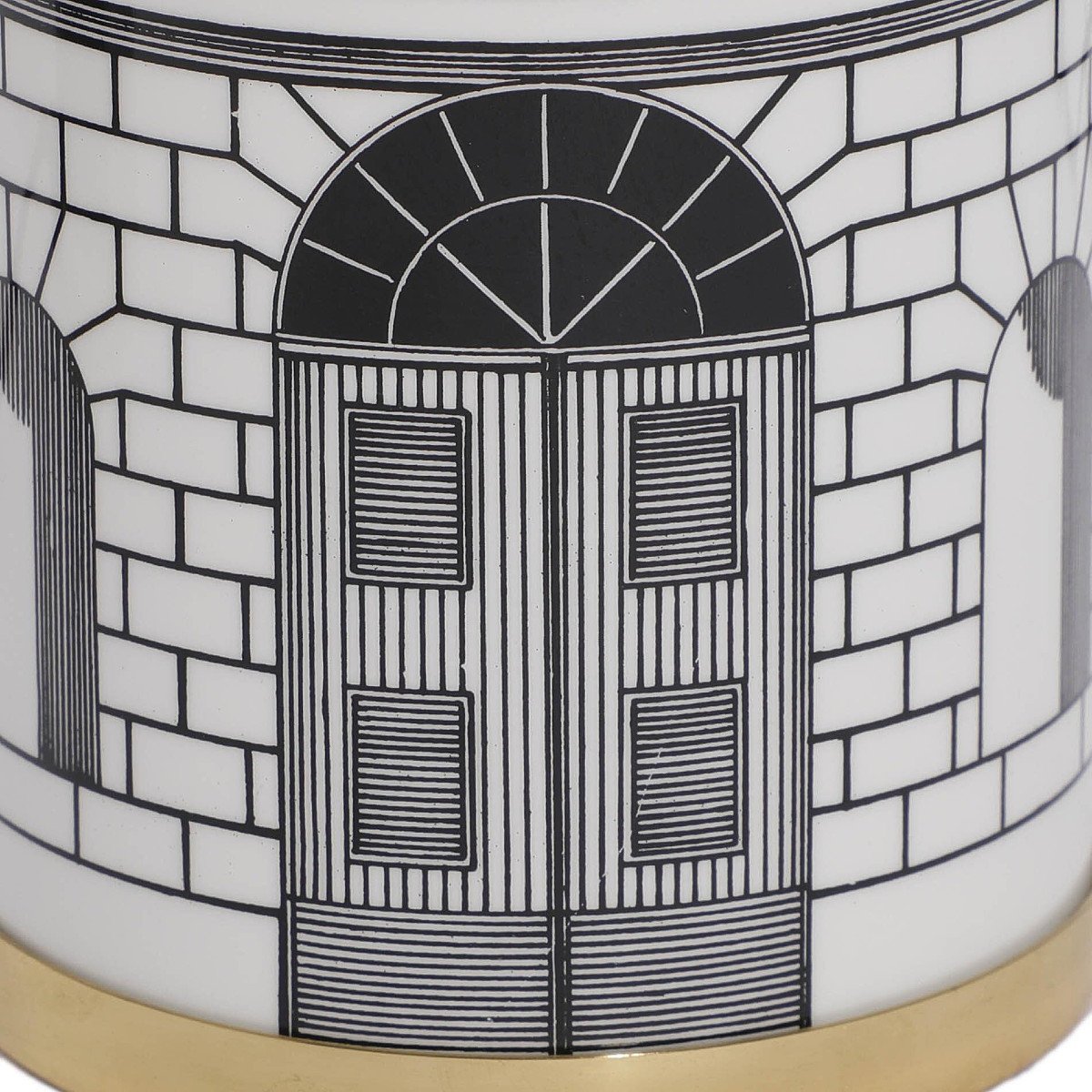 Piero Fornasetti, Two Lamps Model Architecture And Viso-photo-2