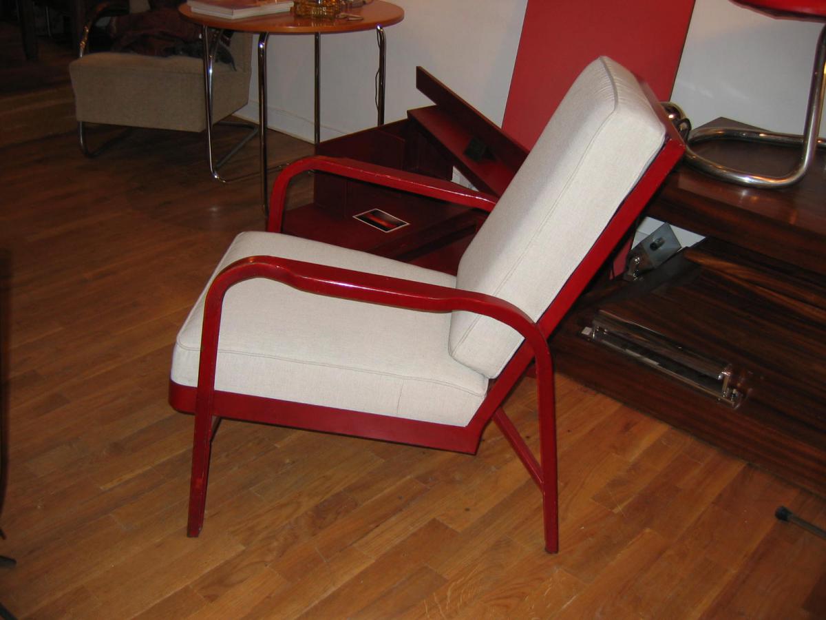 Jean Prouvé And Jules Leleu, Office And Its Chair-photo-8