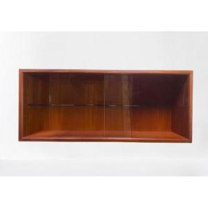 Small Scandinavian Wall Bookcase In Teak, 1960