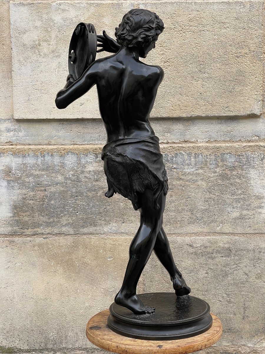 Sculpture En Bronze  " Le danseur de Saltarelle " de Sanson-photo-2