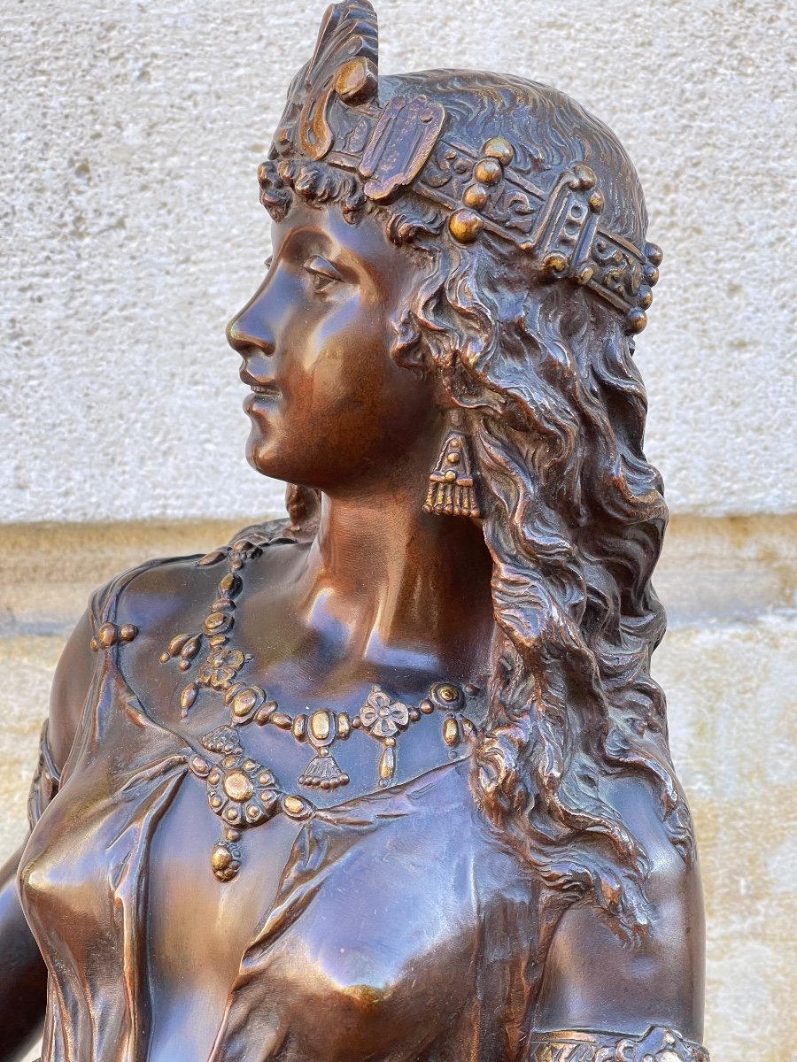 Sculpture En Bronze "Salomé" De Lévy-photo-2
