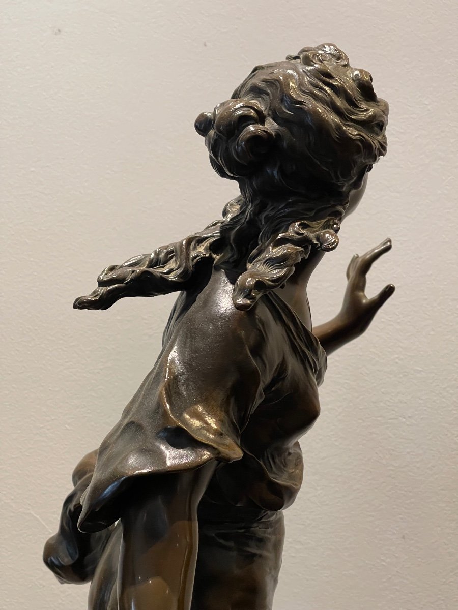 Sculpture En Bronze De Auguste Moreau-photo-1